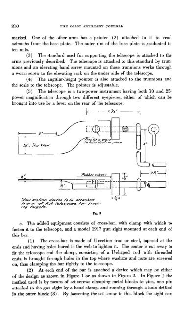 THE COAST ARTILLERY JOURNAL - Air Defense Artillery