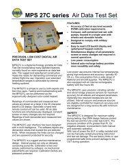 MPS27C Military Air Data Test Set