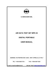 air data test set mps 30 digital portable user manual - CALIBRATION ...