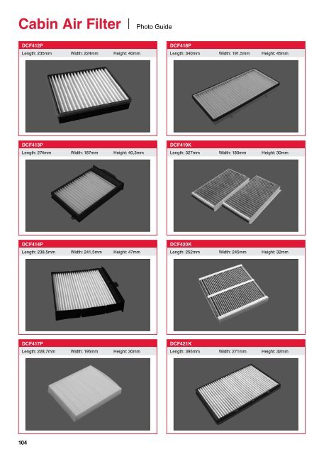 Cabin Air Filter - Denso-am.eu