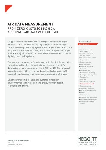 AIR DATA MEASUREMENT