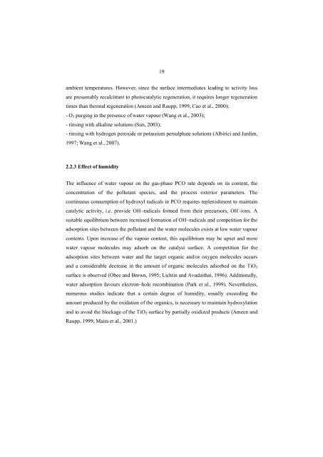 gas-phase photocatalytic oxidation of volatile organic ... - Doria