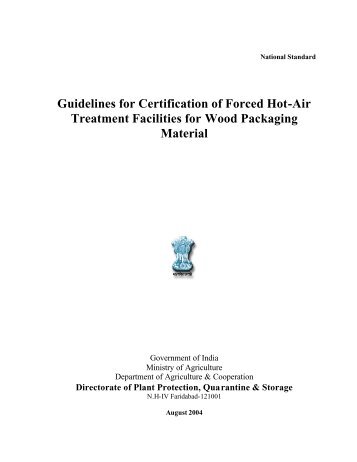 Guidelines for Certification of Forced Hot-Air Treatment Facilities for ...