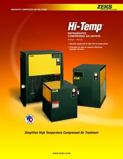 Hi-Temp - ZEKS Compressed Air Solutions