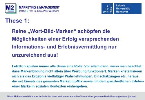 Multi-sensuales Marketing als Chance für die ... - Multisense