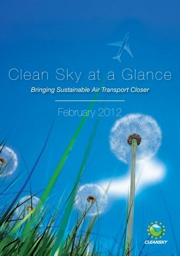 Bringing Sustainable Air Transport Closer - Clean Sky