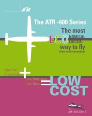 The most way to fly The ATR -600 Series