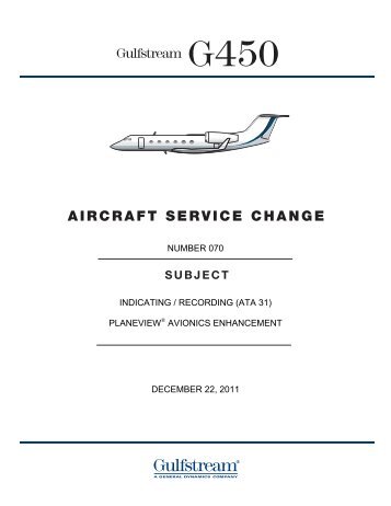 aircraft service change subject - Code7700