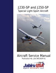 Aircraft Service Manual J230-SP and J250-SP - Jabiru USA Sport ...