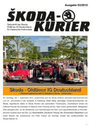 Ausgabe 03/2012 - Skoda-Oldtimer IG