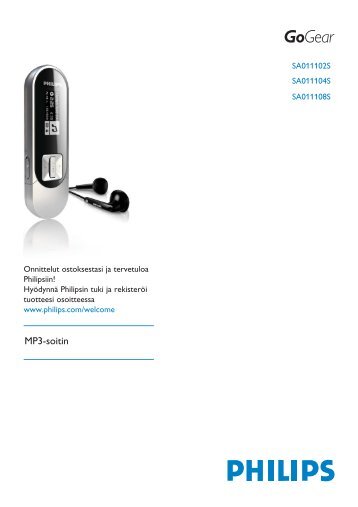 SA011 Finnish user manual - Philips