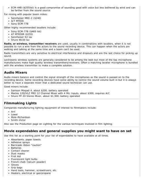 The Complete Online Filmmaking Reference - Film Distribution ...