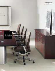 Tables & Reception - Teknion