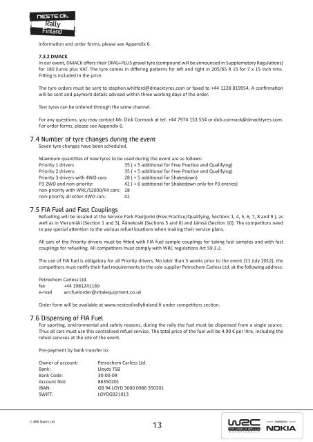 Rally Guide 1 - Neste Oil Rally Finland