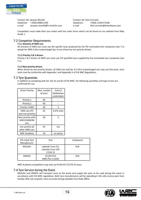 Rally Guide 2 - Neste Oil Rally Finland