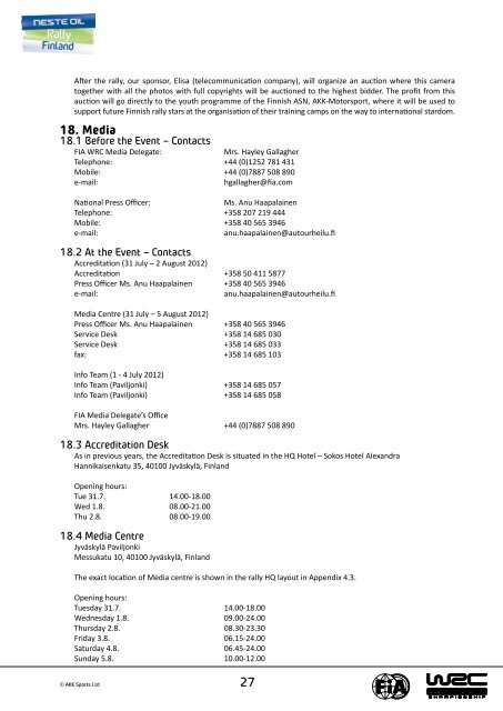 Rally Guide 2 - Neste Oil Rally Finland