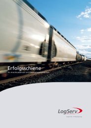für Anschlussbahnen und Eisenbahnunternehmen - Logistik Service ...