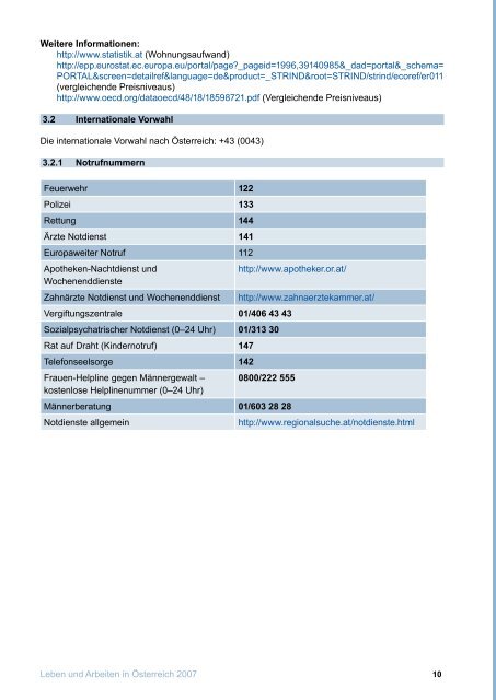 Leben und Arbeiten in Österreich Fläche - Arbeitsmarktservice ...