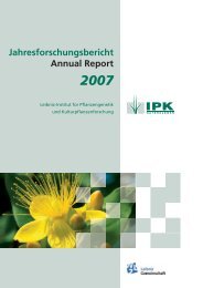 Research Group - IPK Gatersleben