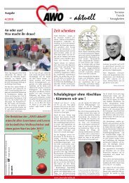 aktuell (Ausgabe 4/2010) - AWO Ruhr-Mitte