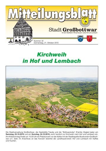 StadtGroßbottwar - Gemeinde Großbottwar