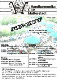 ab 10.00 h - 1.Handharmonika-Club Mutterstadt eV - Mutterstadt