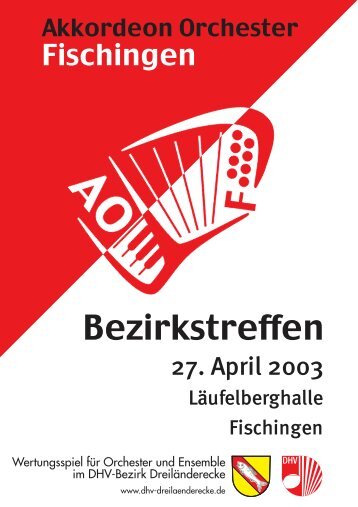 Wertungsspiel für Orchester und Ensemble im DHV-Bezirk ...