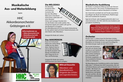 Musikalische Aus- und Weiterbildung - HHC Akkordeonorchester ...