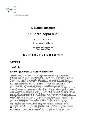 13.00 Uhr - Landesmusikakademie Rheinland-Pfalz