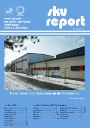 Unser neues Sportzentrum an der Feststraße - SKV Mörfelden