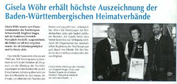 Gisela Wöhr erhält höchste Auszeichnung der Baden -Wü rttem be ...