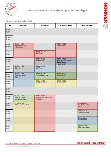 150 Jahre Hohner - die Musik spielt in Trossingen
