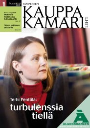 Kauppa Kamari - Tampereen kauppakamarilehti