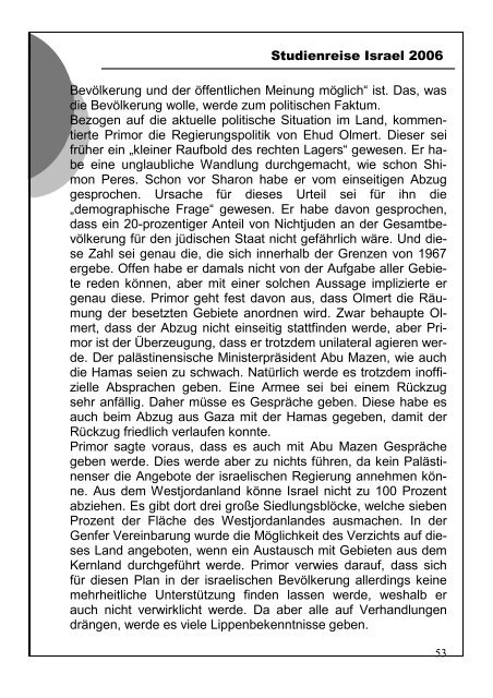 Reisbericht - Johannes Gutenberg-Universität Mainz