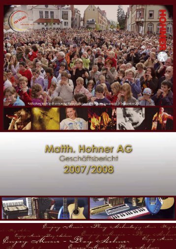 Lagebericht der Matth. Hohner AG