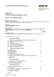 Pdf Datei Beschreibung Bestmed Tarifsystem Tarife Bm1 3 Dkv