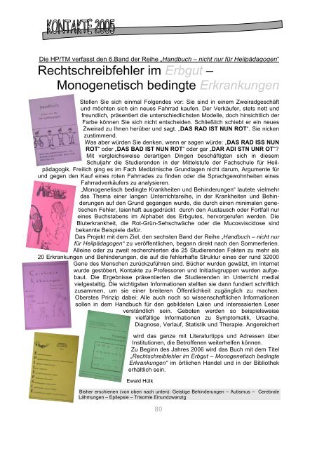 Kontakte 2005 (PDF) - LFS – Liebfrauenschule Geldern