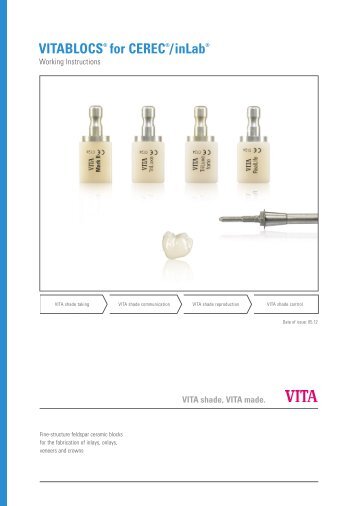 VITABLOCS® for CEREC®/inLab® - Vident