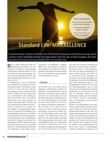 Standard Life: MAXXELLENCE - ITA