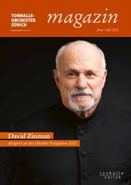 David Zinman - Tonhalle-Orchester Zürich