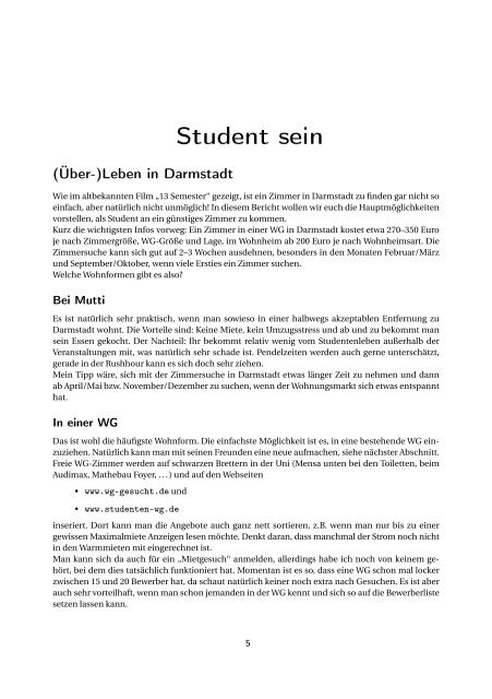 OWO-Info - Fachbereich Mathematik - Technische Universität ...