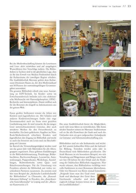 BIS -Das Magazin der Bibliotheken in Sachsen