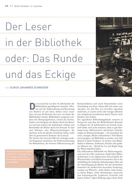 BIS -Das Magazin der Bibliotheken in Sachsen