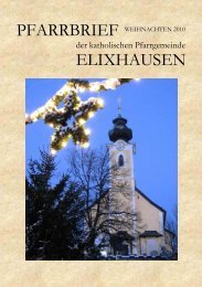 Weihnachten - Pfarre Elixhausen