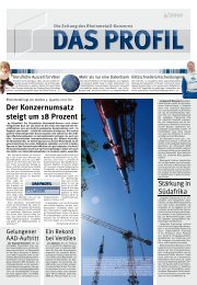 Der Konzernumsatz steigt um 18 Prozent - Rheinmetall AG