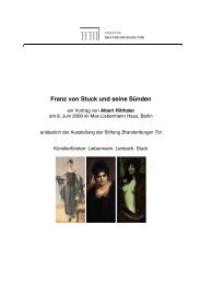Franz von Stuck und seine Sünden - bei Galerie Ritthaler
