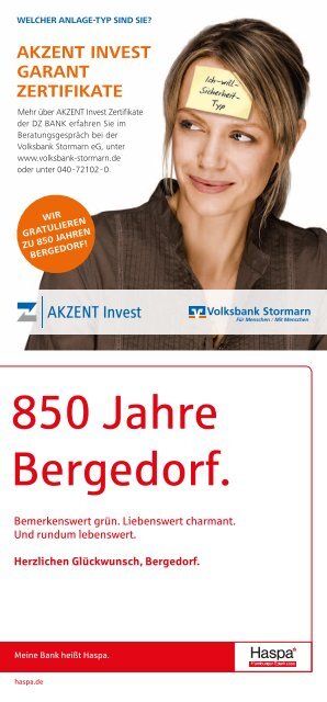 Das volle Programm 2012 850 Jahre Bergedorf