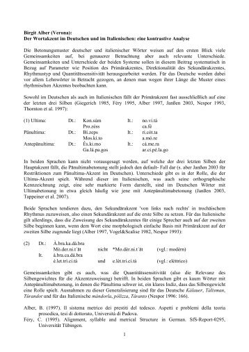 Sprachwissenschaft 5 - Deutsche Sprachwissenschaft in Italien