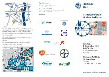 1. Therapieforum Morbus Parkinson - Zentrum für Neurologie und ...