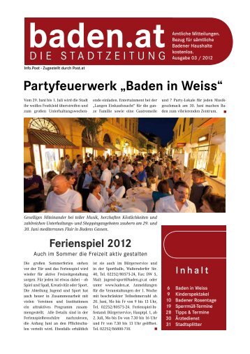 Partyfeuerwerk „Baden in Weiss“